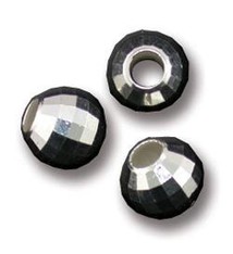 ABS-MR7 = Sterling Silver Faceted Mirror Bead 7mm (Pkg of 5)
