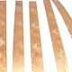 CSP339 = Patterned Copper Strips "fingerprint" 6" x 1/2"  24ga (Pkg of 5)