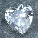 CZHT7X7 = Cubic Zirconia Heart Shape 7x7mm (Pkg of 5)