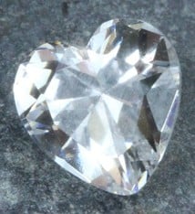 CZHT8X8 = Cubic Zirconia Heart Shape 8x8mm (Pkg of 5)