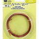 CPBW521 = Flat Bare Copper Artistic Wire 5.0mm x 0.75mm 3 Foot Coil