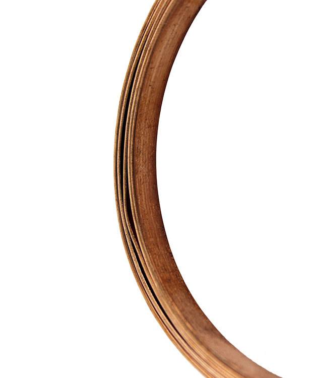 CPBW521 = Flat Bare Copper Artistic Wire 5.0mm x 0.75mm 3 Foot Coil