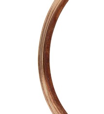 CPBW321 = Flat Bare Copper Artistic Wire 3.0mm x 0.75mm 3 Foot Coil
