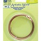 WR47113 = Flat Bare Copper Artistic Wire 3.0mm x 0.75mm 3 Foot Coil