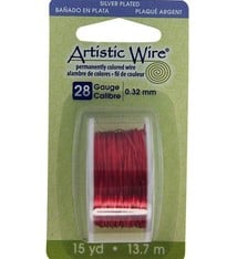WR27028 = Artistic Wire Dispenser Pack SP PEACH 28ga 15 Yards