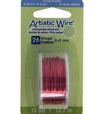 WR27026 = Artistic Wire Dispenser Pack SP PEACH 26ga 15 Yards