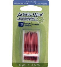 WR27018 = Artistic Wire Dispenser Pack SP PEACH 18ga 4 Yards