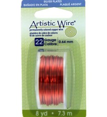 WR26122 = Artistic Wire Dispenser Pack SP TANGERINE 22ga 8 Yards