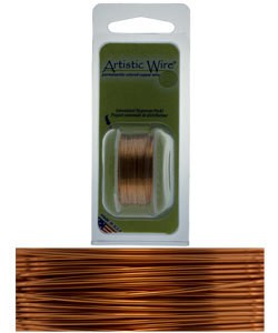 WR21428 = Artistic Wire Dispenser Pack NATURAL 28ga 15 Yards