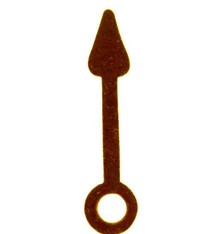 MSCP56624 = Trinity Brass Clock Hand Antique Copper Plate (Pkg of 6)