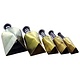 Kemper Tools MC1031 = Klay Kutters Set of 5 Triangles Assorted Sizes PCSTR By Kemper