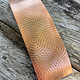 CSP3118 = Patterned Copper Sheet ''Sonar''  2'' x 6'' 18ga