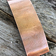 CSP3718 = Patterned Copper Sheet ''Leaves''  2'' x 6'' 18ga