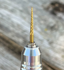 BR1931T = Tapered Point Carbide Bur Coarse Cut - Titanium Nitride