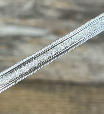 SPW03 = Pattern Wire Sterling Silver (Inch) 5.6 x 1.7mm