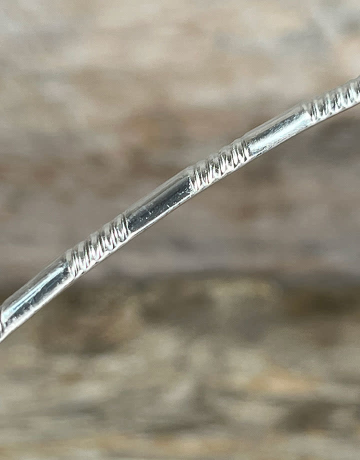 SPW04 = Pattern Wire Sterling Silver (Inch) 3.9 x 1.4mm