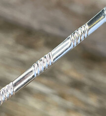 SPW04 = Pattern Wire Sterling Silver (Inch) 3.9 x 1.4mm