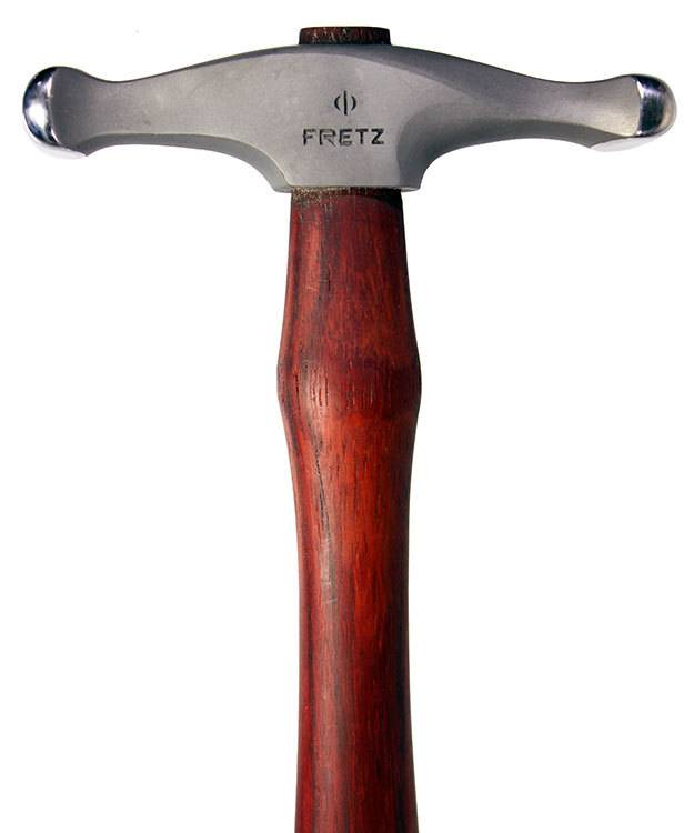 Fretz Designs HA8202P = FRETZ LARGE WIDE PLANISHING HAMMER HMR-102P