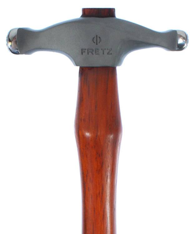 Fretz Designs HA8014A = Fretz Texturing Hammer''Raw Silk''  for Concave Shapes HMR-14A