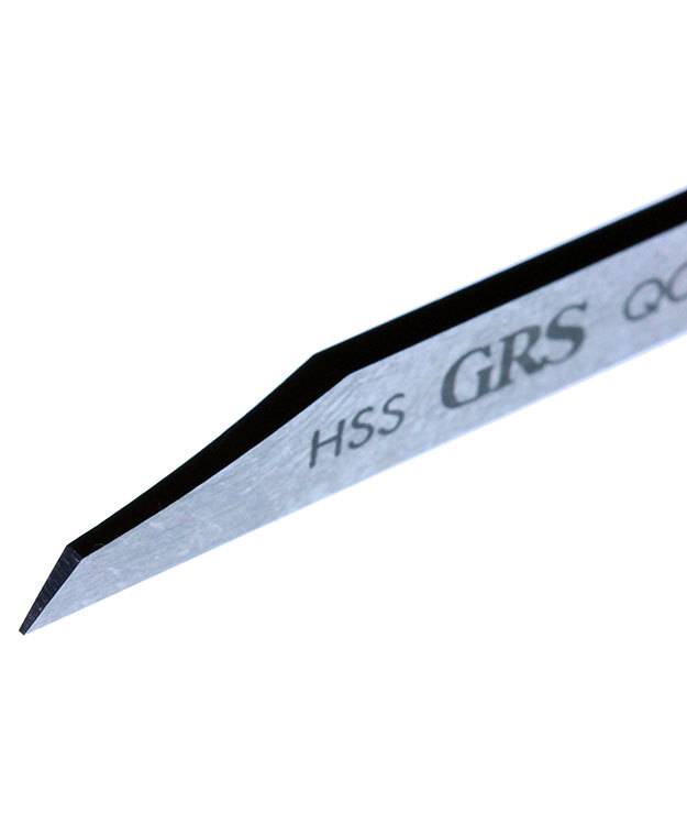 GRS GR2437 = GRS Flat Quick Change High Speed Graver #37 (0.4mm)