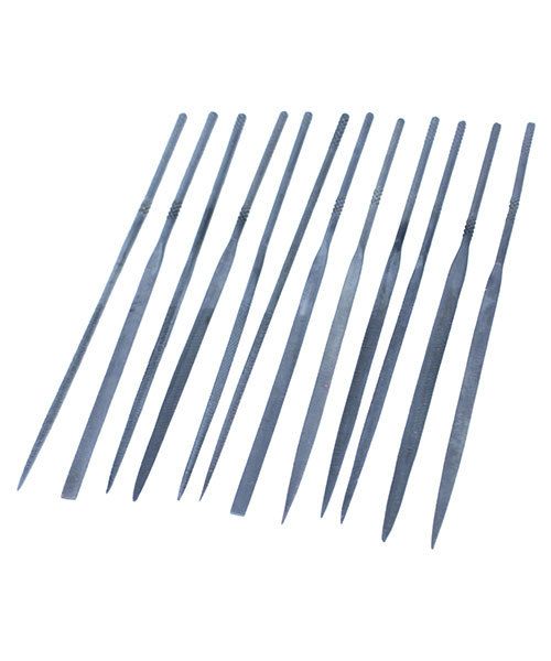 FI6002 = Economy Needle File Set -  Medium cut - 4''  (12pcs)