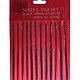 FI6002 = Economy Needle File Set - Fine Cut - 4" (12pcs)
