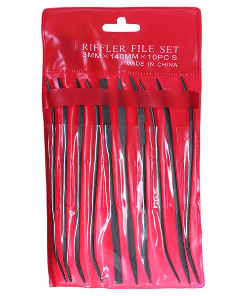 FI2196 = Economy 10 Piece Riffler File Set