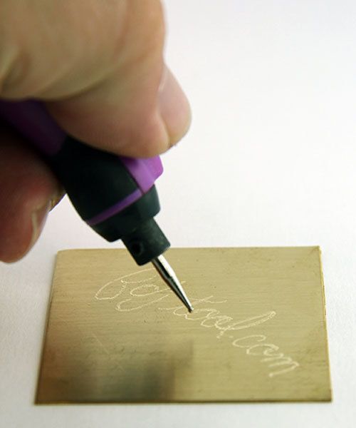 EN552 = Microengraver with LED Light - Battery Operated