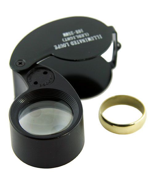 EL2716 = 10X Economy Lighted Loupe with 1" lens