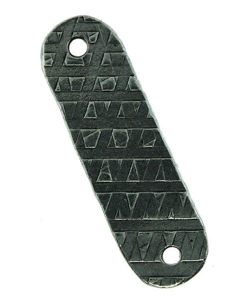 EB5111 = Bracelet Links by TierraCast 12.2x40.7mm Rock & Roll Antique Pewter Color (Pkg/2)