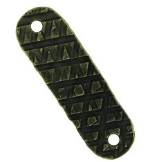 EB5101 = Bracelet Links by TierraCast 12.2x40.7mm Rock & Roll Brass Oxide Color (Pkg/2)