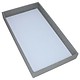 DTR7001 = Grey Linen Covered Display Trays 14-7/8''L x 8-3/8''W x 1.5''D