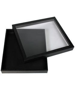 DTR1455 = HALF SIZE TRAY with CLEAR LID 1'' DEEP