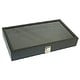DTR1400 = Jewelry Tray with a Hinged See Through Lid 1'' Deep