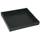 DTR1105 = TRAY STACKABLE  BLACK 1/2 SIZE  1'' DEEP