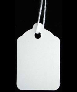 DTA1205 = Paper String Tag 15/16'' x 1-1/2'' White (Pkg of 1000)