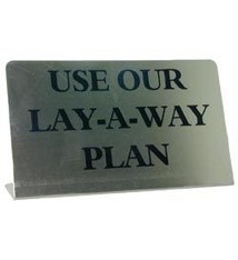 DSI5766 = Mini Metal Sign 1-3/4''x1-1/8''   ''USE OUR LAYAWAY''