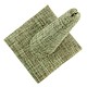 DRG3241 = Burlap Single Ring Finger Display Square Base 2'' x 2-1/2'' x 2-3/8''H (Pkg of 3)