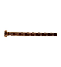 CCCP3029 = HEX HEAD SCREW 1.5mm x 3/4'' COPPER PLATED BRASS (Pkg of 10)