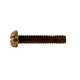 CCCP3036 = ROUND HEAD SCREW 1.8mm x 3/8'' COPPER PLATED BRASS (Pkg of 10)