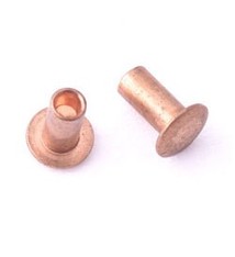CCCU1003 = COPPER RIVETS 1/16''dia x 1/8''long for RIVET TOOL (50pcs)