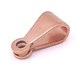 CCCU1922 = Copper Rivet Bails for 3mm Necklace (6pcs)