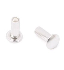 CCFS1004 = FINE SILVER RIVETS 1/16''dia x 5/32''long for RIVET TOOL (15pcs)