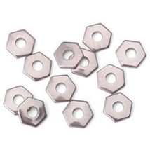 CCNS1503 = NICKEL SILVER RIVET ACCENT HEX for RIVET TOOL (12pcs)