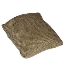 DIS3130 = Burlap Pillow for Watches or Bracelets 3''x3'' (Pkg of 5)