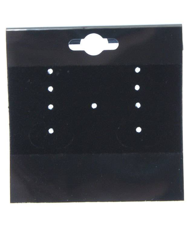 100 Plastic Earring Hanging Card Sign 2x2 Grey STERLING SILVER