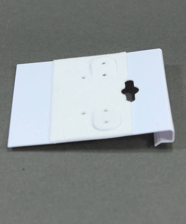 DER810 = Hanging Earring Cards White 2'' Plain (Pkg of 100)