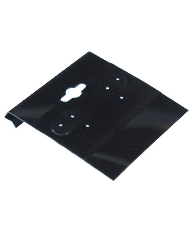 DER800 = Hanging Earring Cards Black 2'' Plain (Pkg of 100)