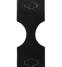 DCO700 = Necklace/Bracelet Hanging Card 1-3/8'' x 1-3/4'' Black (Pkg of 500)