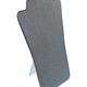 DCH7709 = Grey Linen Flat Bust Display 7-7/8'' x 12-5/8''H